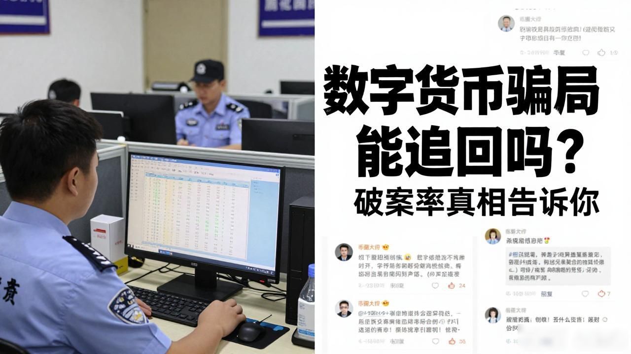 数字货币骗局能追回吗？破案率真相告诉你