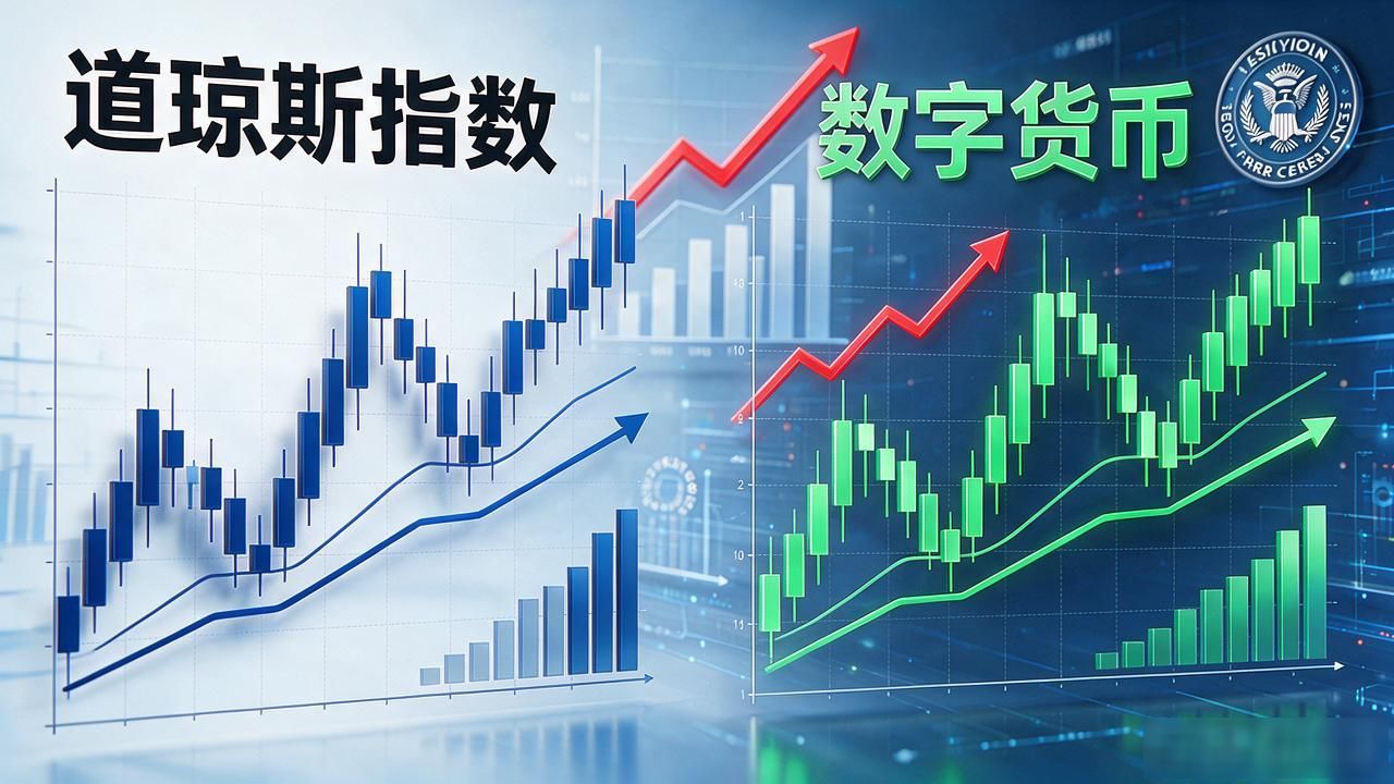 道琼斯指数与加密货币市场的关联_道指走势判断加密市场走向_道琼斯指数 数字货币