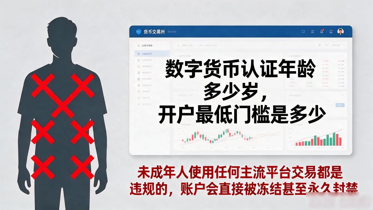 数字货币认证年龄多少岁，开户最低门槛是多少