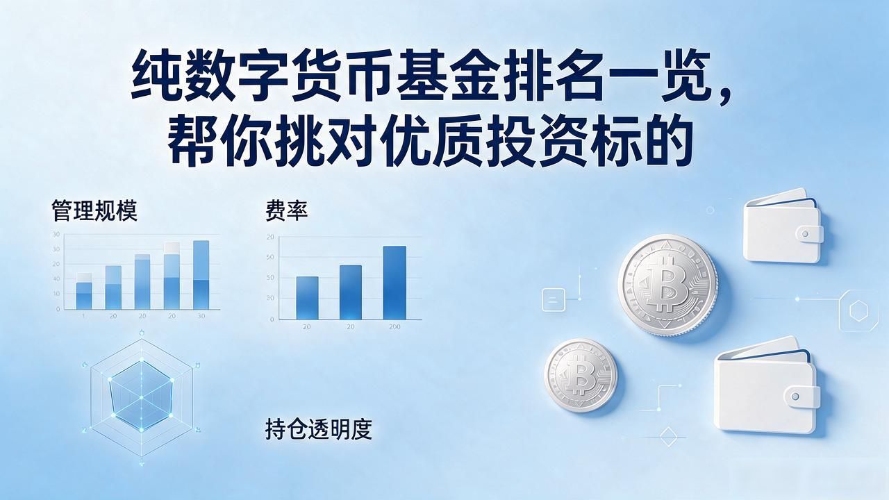 纯数字货币基金排名参考指标_2026年纯数字货币基金挑选方法_纯数字货币基金排名