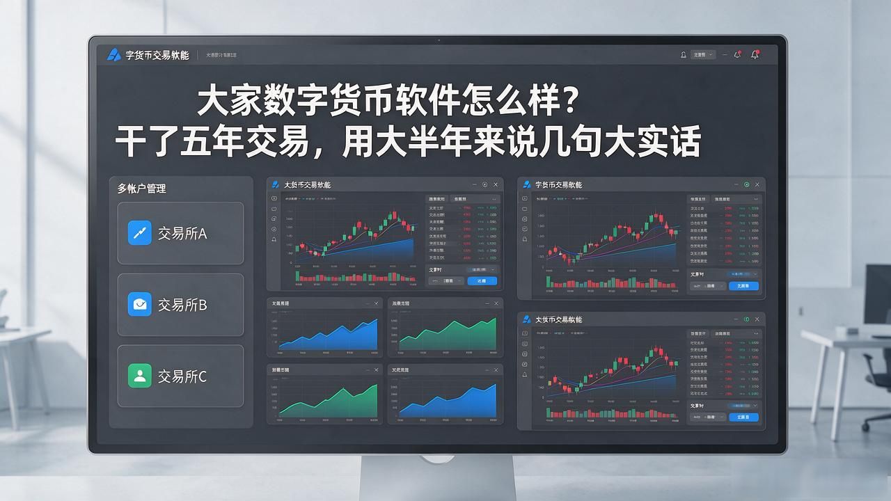 大家数字货币软件怎么样？干了五年交易，用大半年来说几句大实话