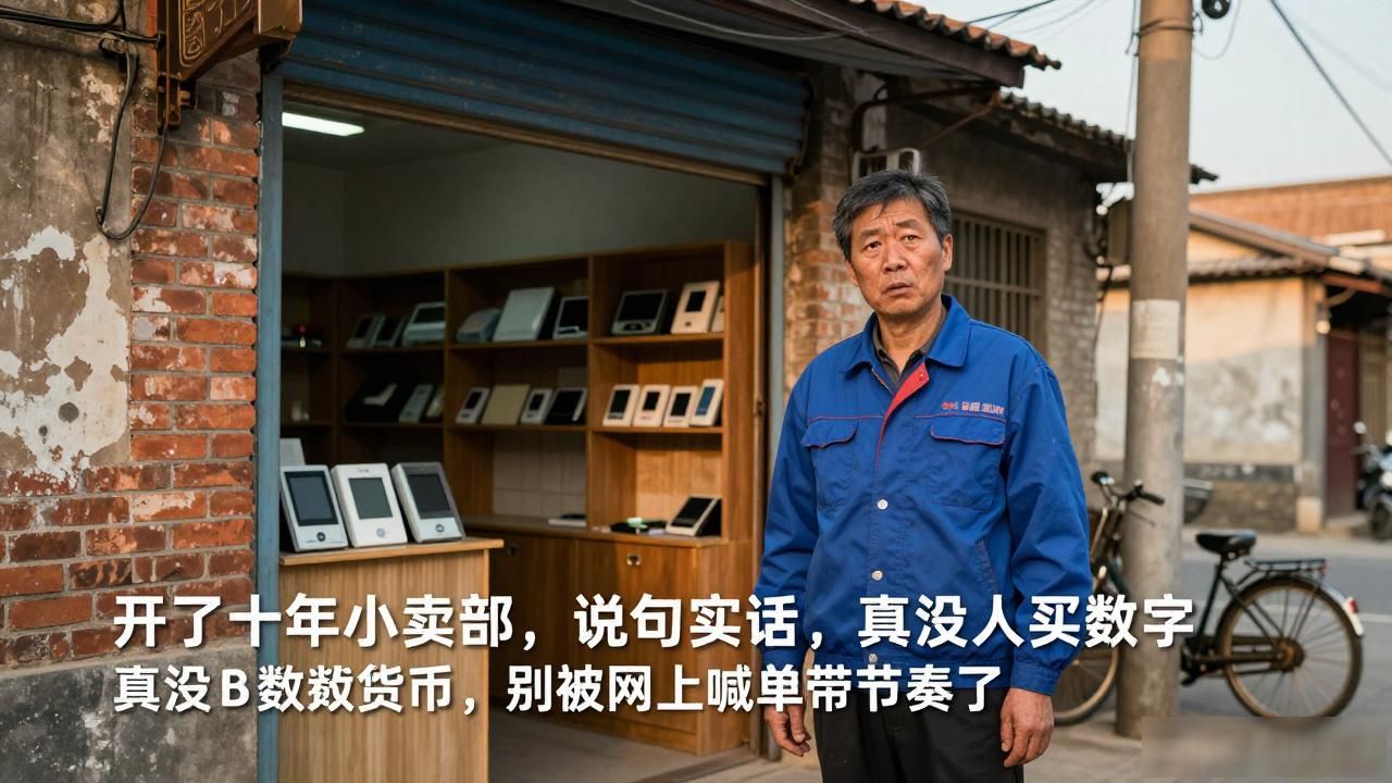 开了十年小卖部说句实话，真没人买数字货币，别被网上喊单带节奏了