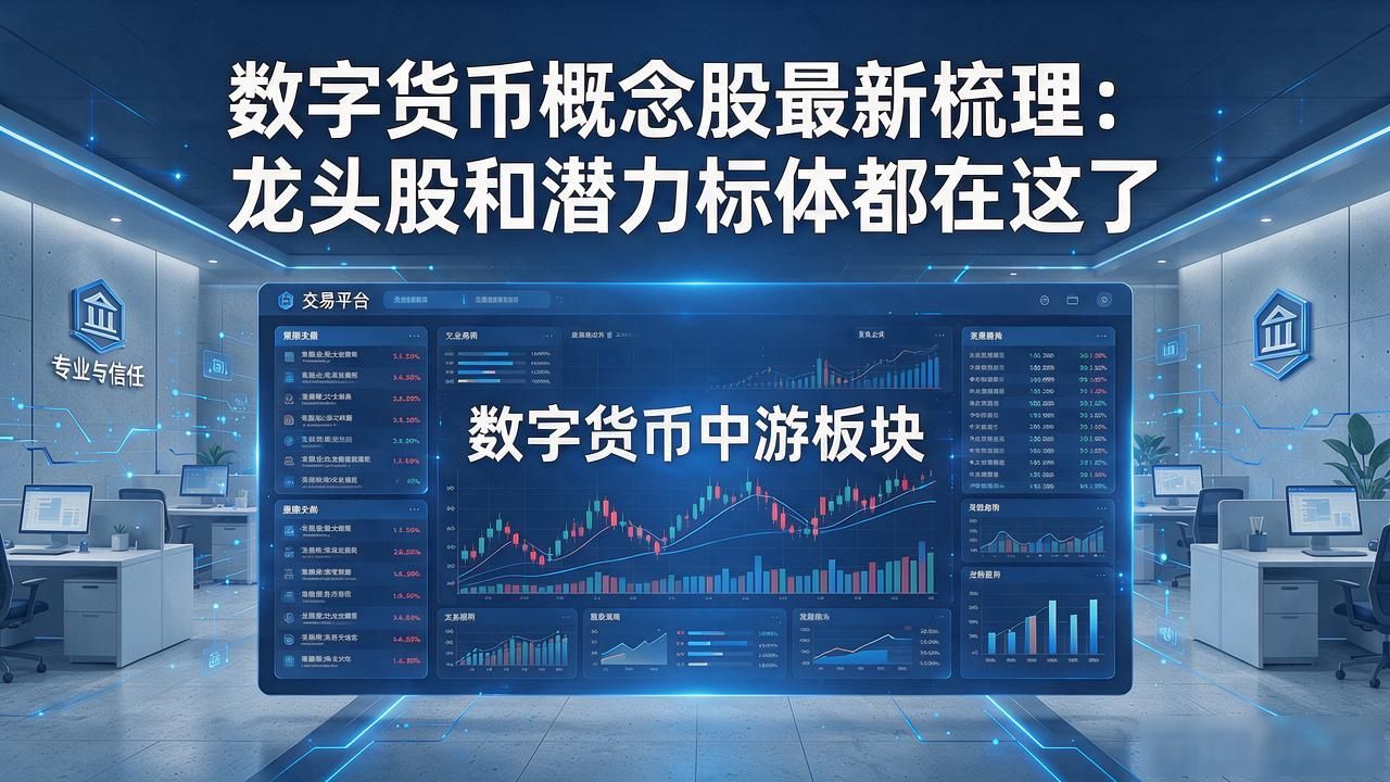 数字货币概念股最新梳理：龙头股和潜力标的都在这了
