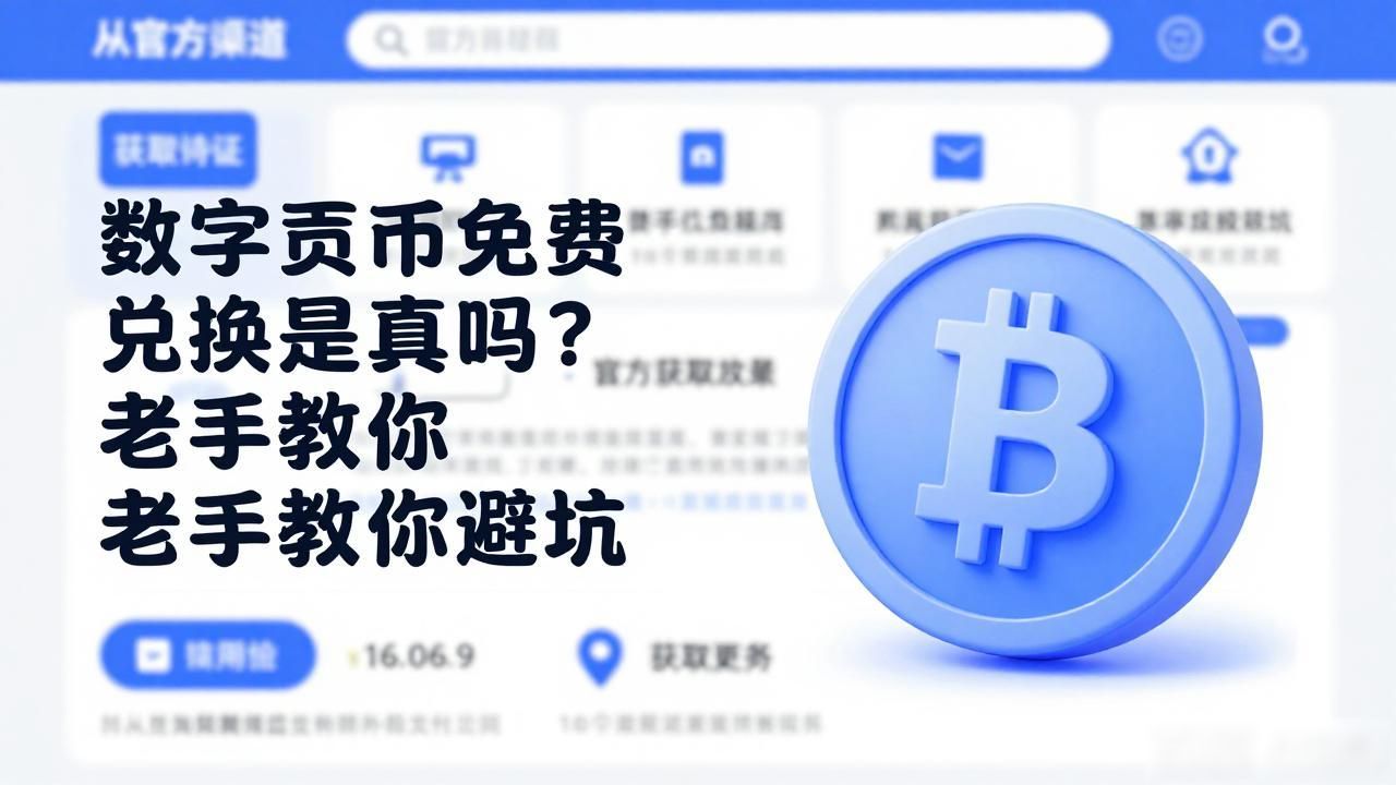 数字货币免费兑换是真的吗？老手教你避坑