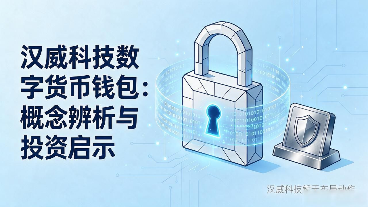 汉威科技数字货币钱包：概念辨析与投资启示