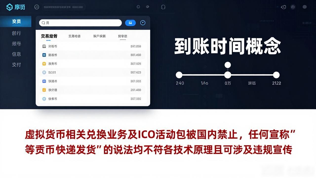 数字货币交易完成后一般多久到账？