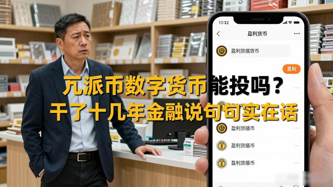 兀派币数字货币能投吗？干了十几年金融说几句实在话