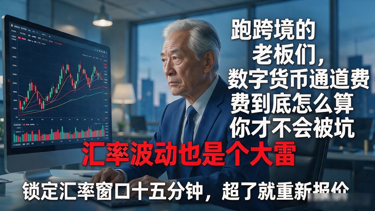 跑跨境的老板们，数字货币通道费到底怎么算你才不会被坑