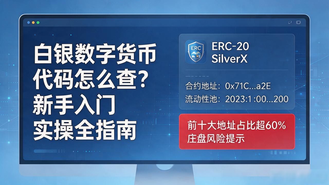 白银数字货币代码怎么查？新手入门实操全指南，建议收藏