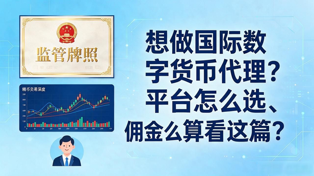 想做国际数字货币代理？平台怎么选、佣金怎么算看这篇