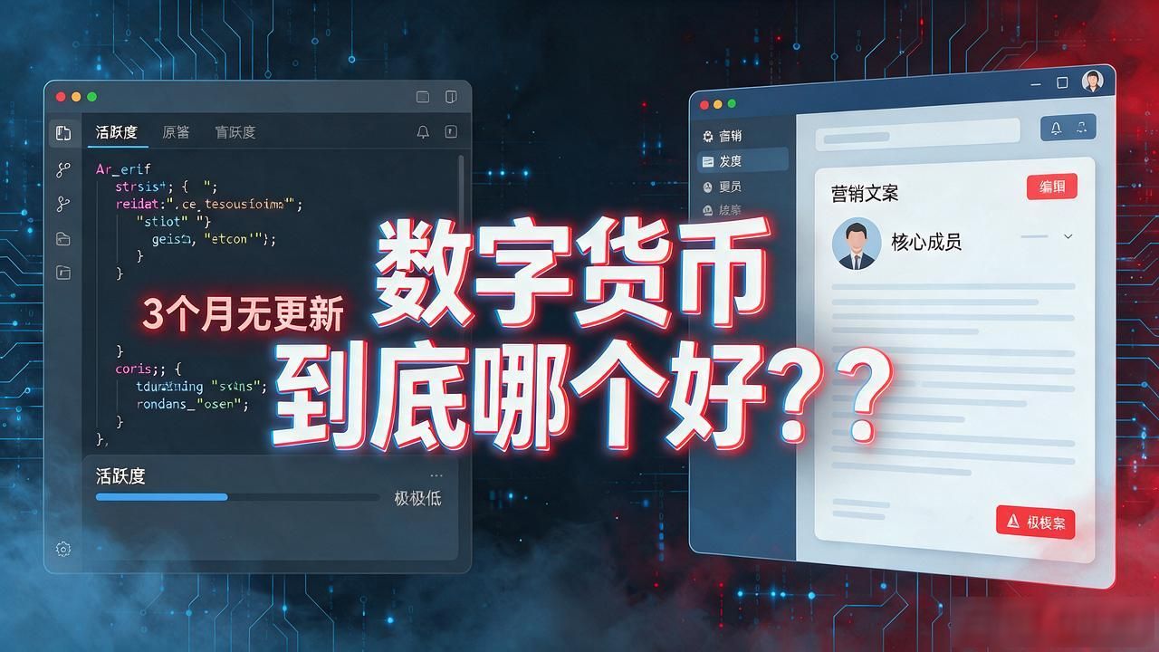 数字货币到底哪个好？我踩了三年坑换来的几句大实话