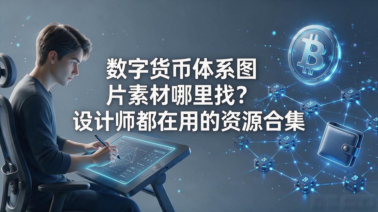 数字货币体系图片素材哪里找？设计师都在用的资源合集