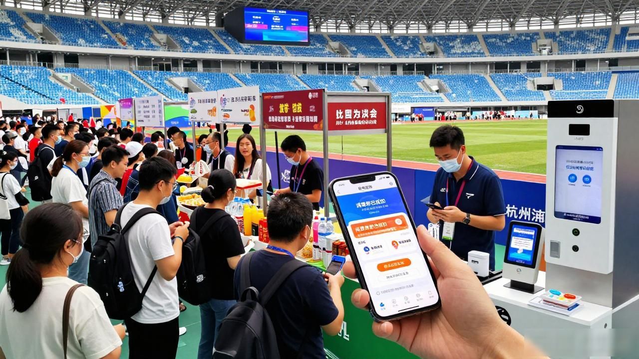 杭州运动会数字货币落地，赛场边买水吃饭全换了新玩法