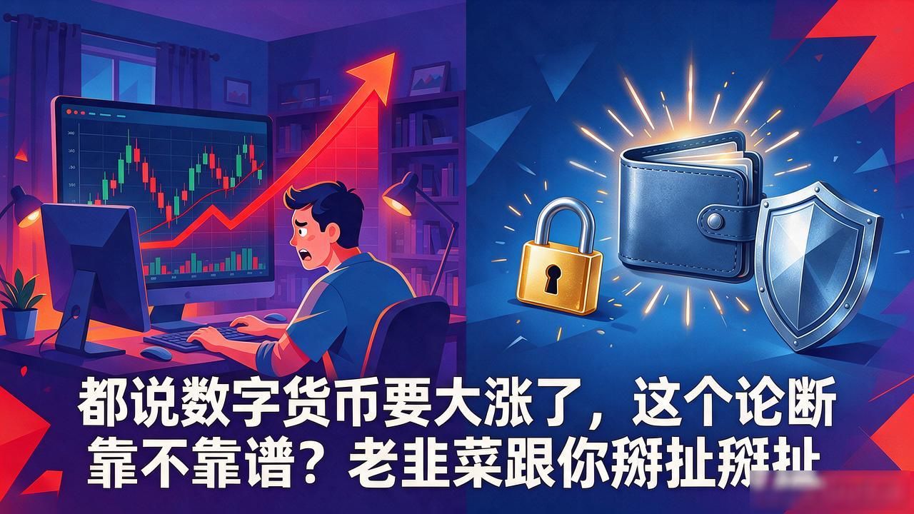 都说数字货币要大涨了，这个论断靠不靠谱？老韭菜跟你掰扯掰扯