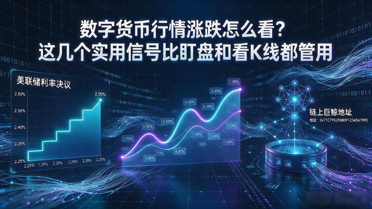数字货币行情涨跌怎么看？这几个实用信号比盯盘和看K线都管用