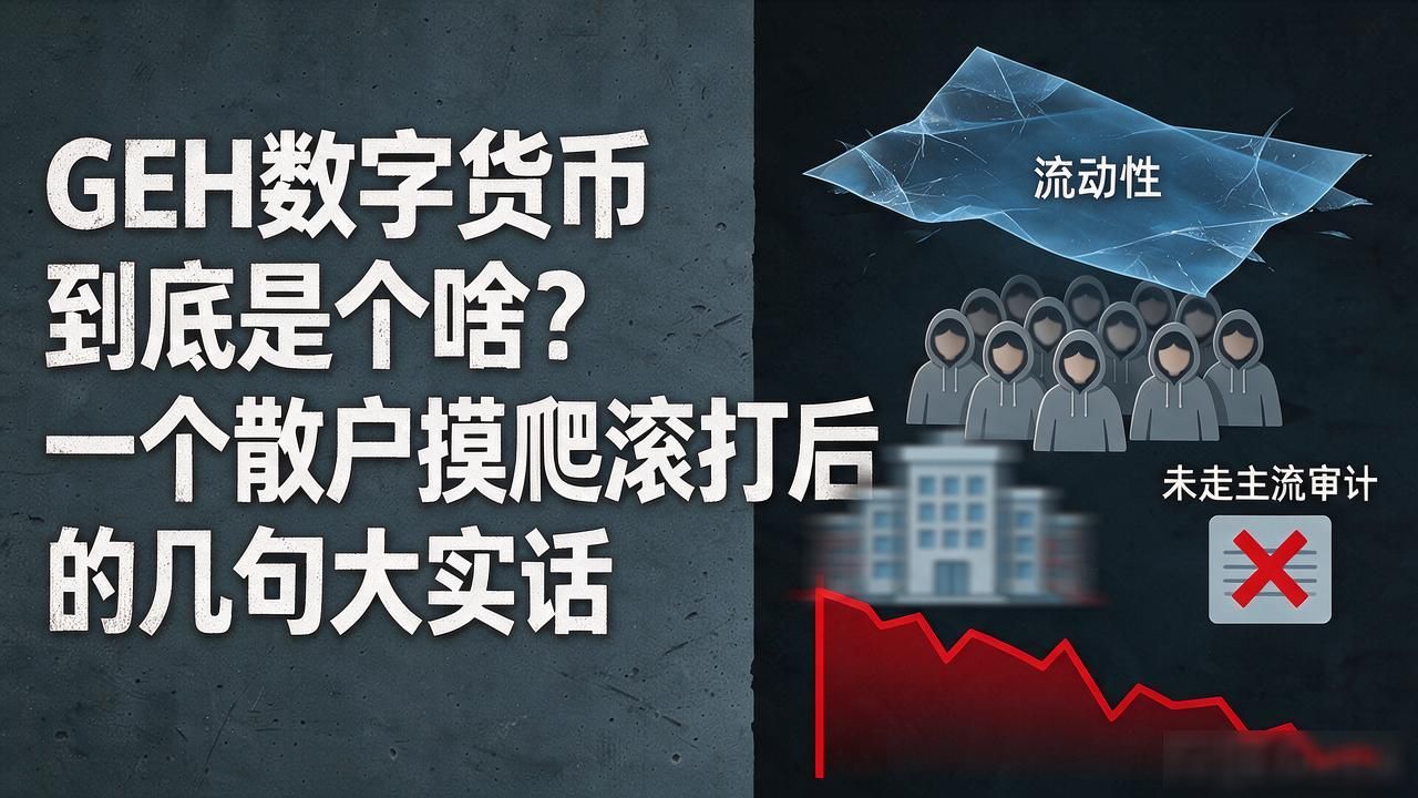 GEH数字货币到底是个啥？一个散户摸爬滚打后的几句大实话