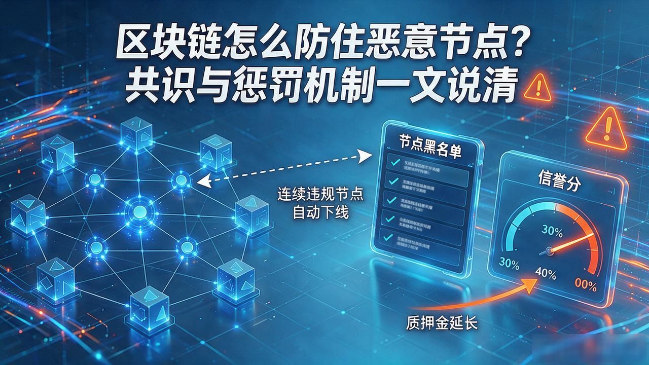 PoS共识恶意节点惩罚措施_区块链拜占庭容错机制原理_区块链防范恶意节点