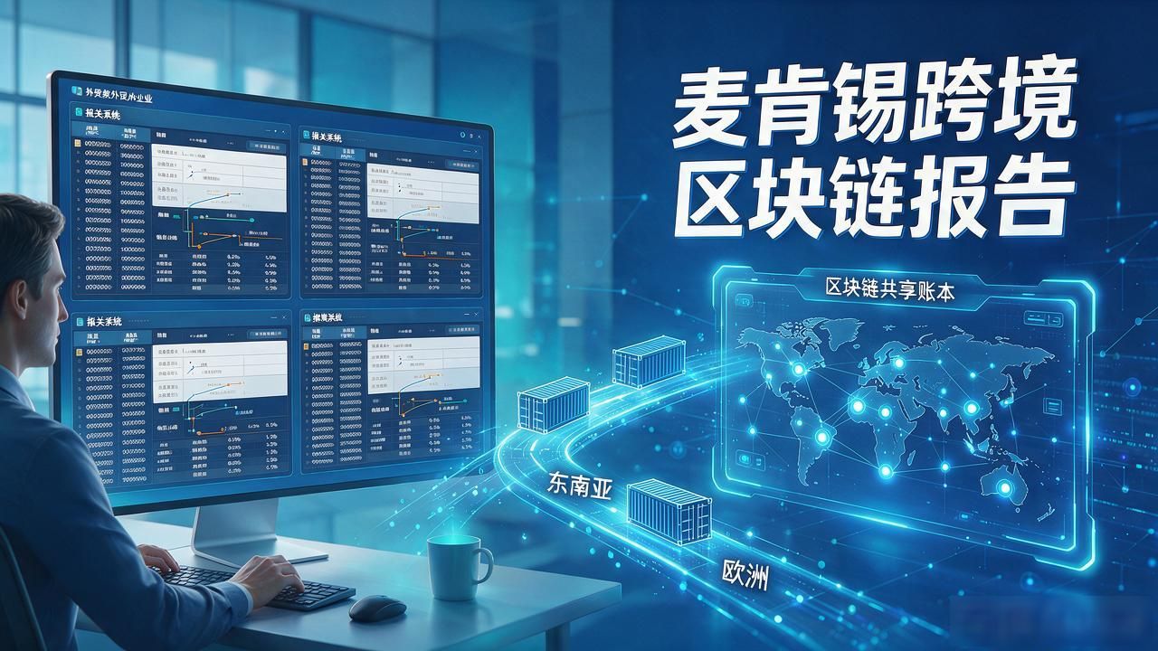 跨境区块链_外贸单证流转优化_麦肯锡 区块链 跨境