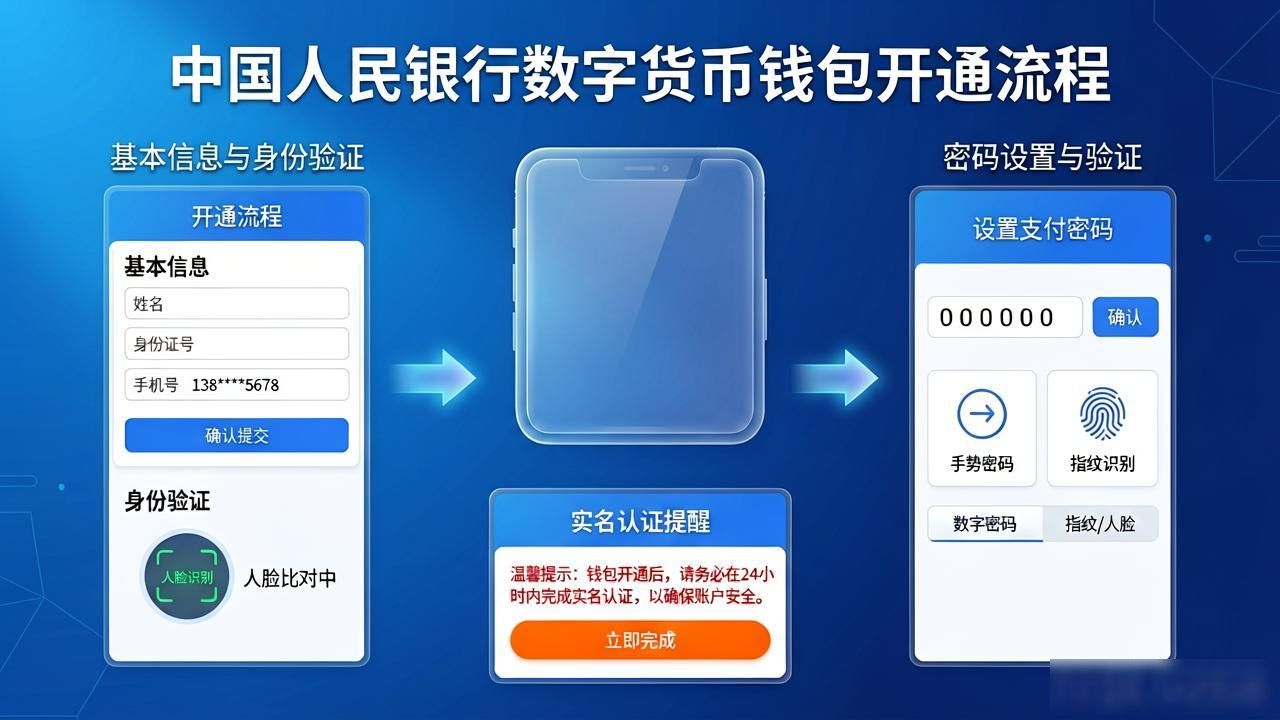 央行数字货币钱包开通指南：三步轻松上手，安全便捷更安全