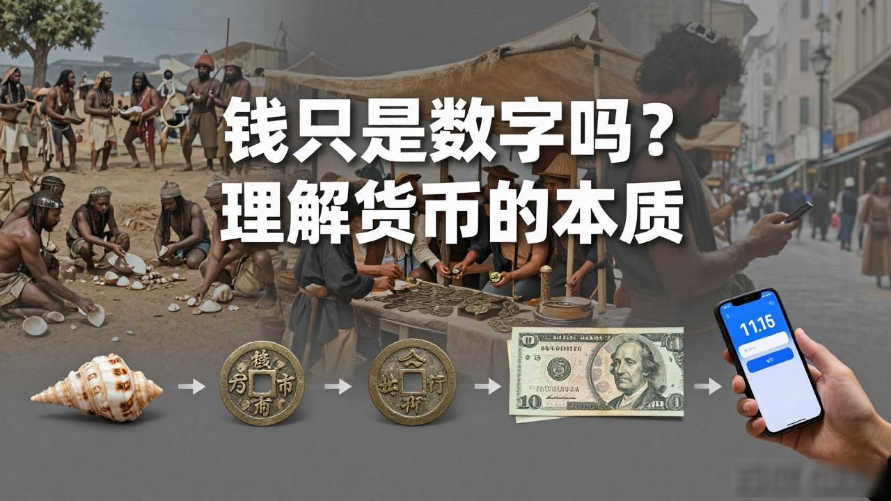 看不见摸不着的数字货币是否真实 现代经济中数字化货币的本质 货币载体变化但核心功能不变_认为钱只是数字货币吗