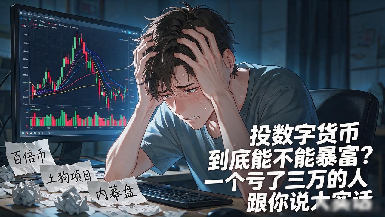 投数字货币到底能不能暴富？一个亏了三万的人跟你说大实话