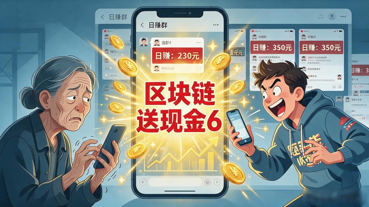 区块链送现金诈骗_杀猪盘区块链套路_区块链送现金6