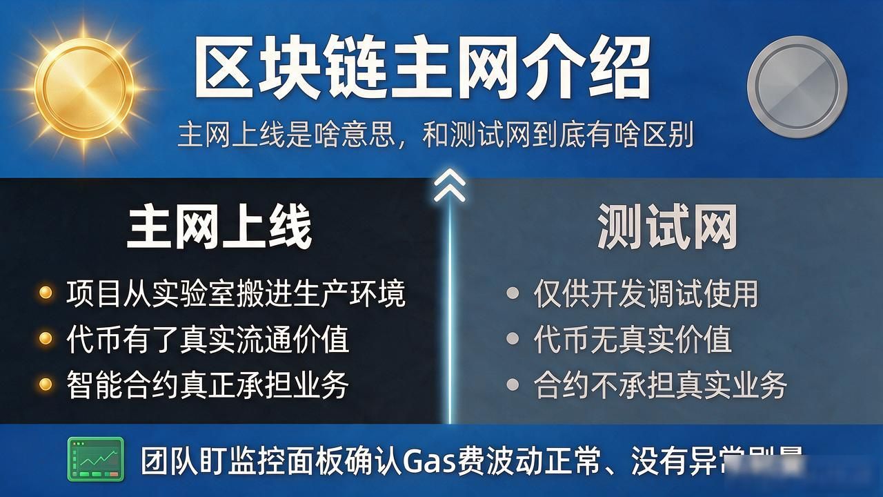 区块链主网与测试网的区别_如何判断项目是否真正上主网_区块链主网介绍