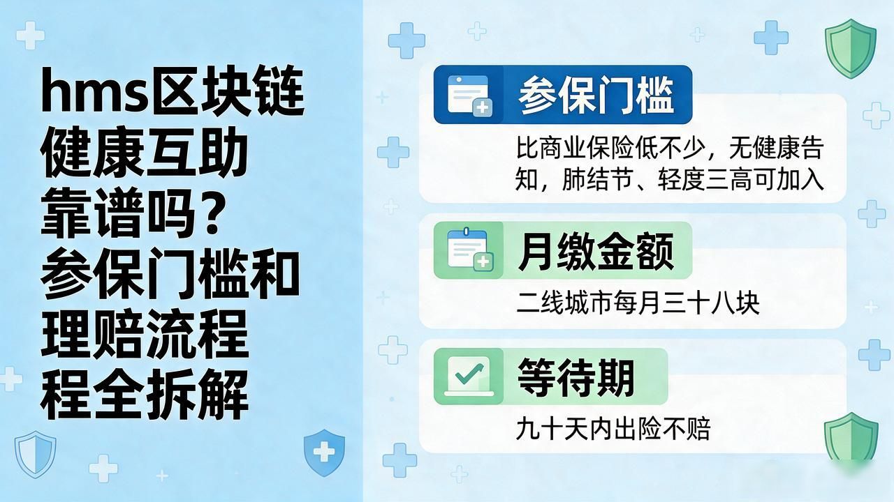 hms区块链健康互助_健康数据上链理赔核验_HMS区块链健康互助智能合约