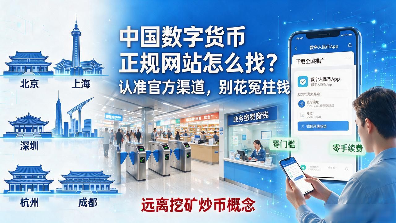 中国数字货币正规网站怎么找？认准官方渠道，别花冤枉钱