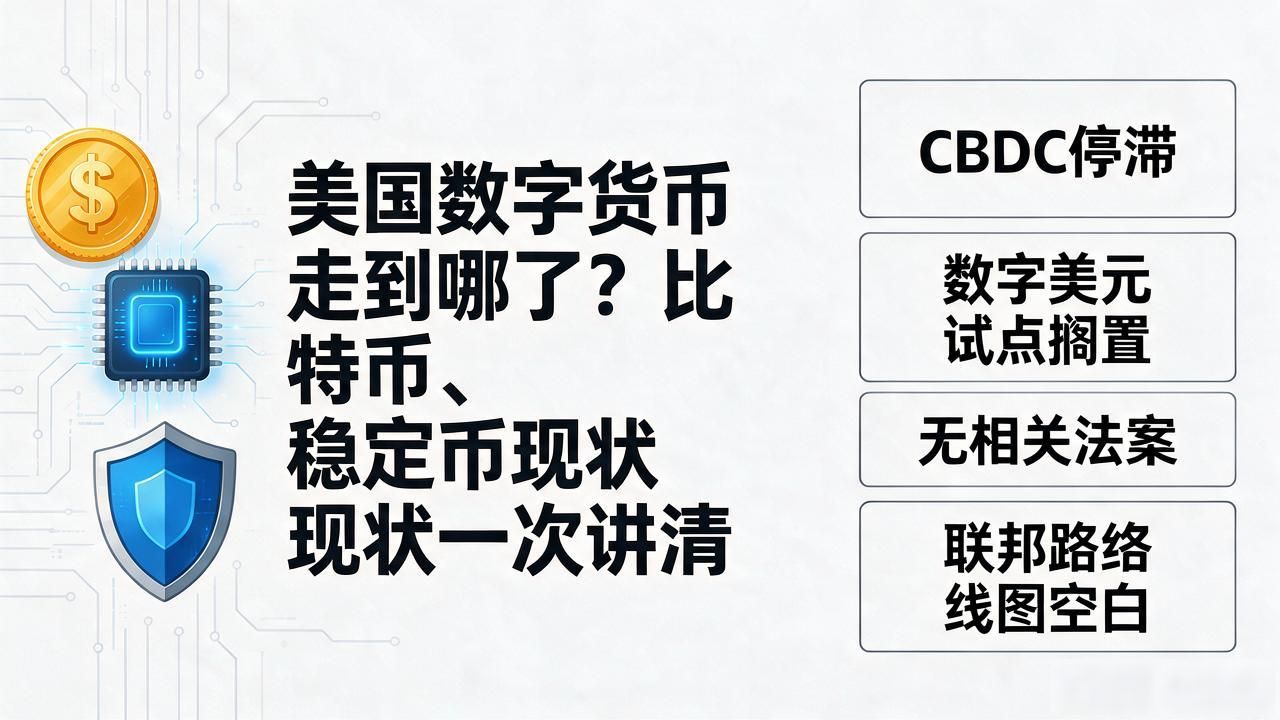 美国数字货币走到哪了？比特币、稳定币现状一次讲清