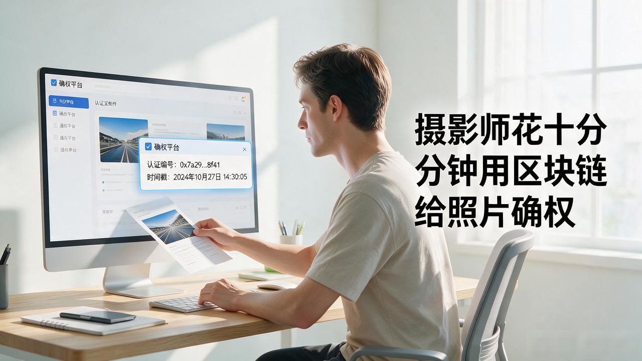 摄影师花十分钟用区块链给照片确权，这活儿到底值不值得干