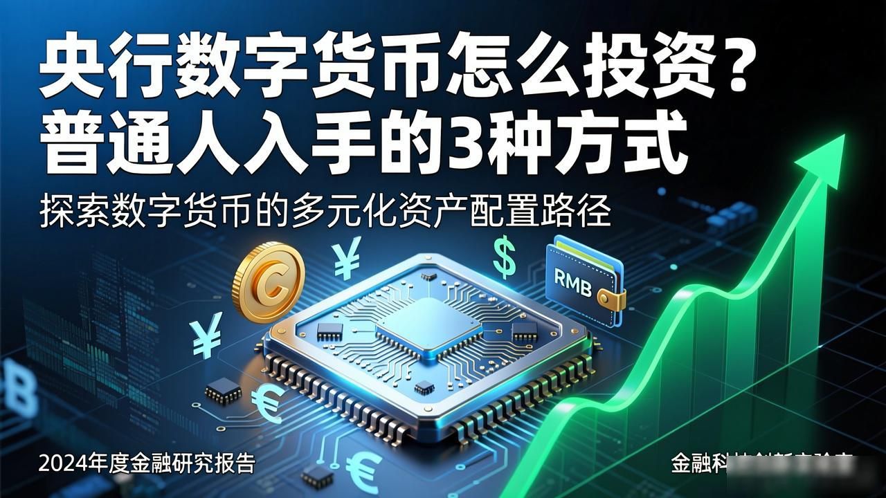 央行数字货币的正确认知_央行数字货币投资途径_普通人参与数字人民币的方式