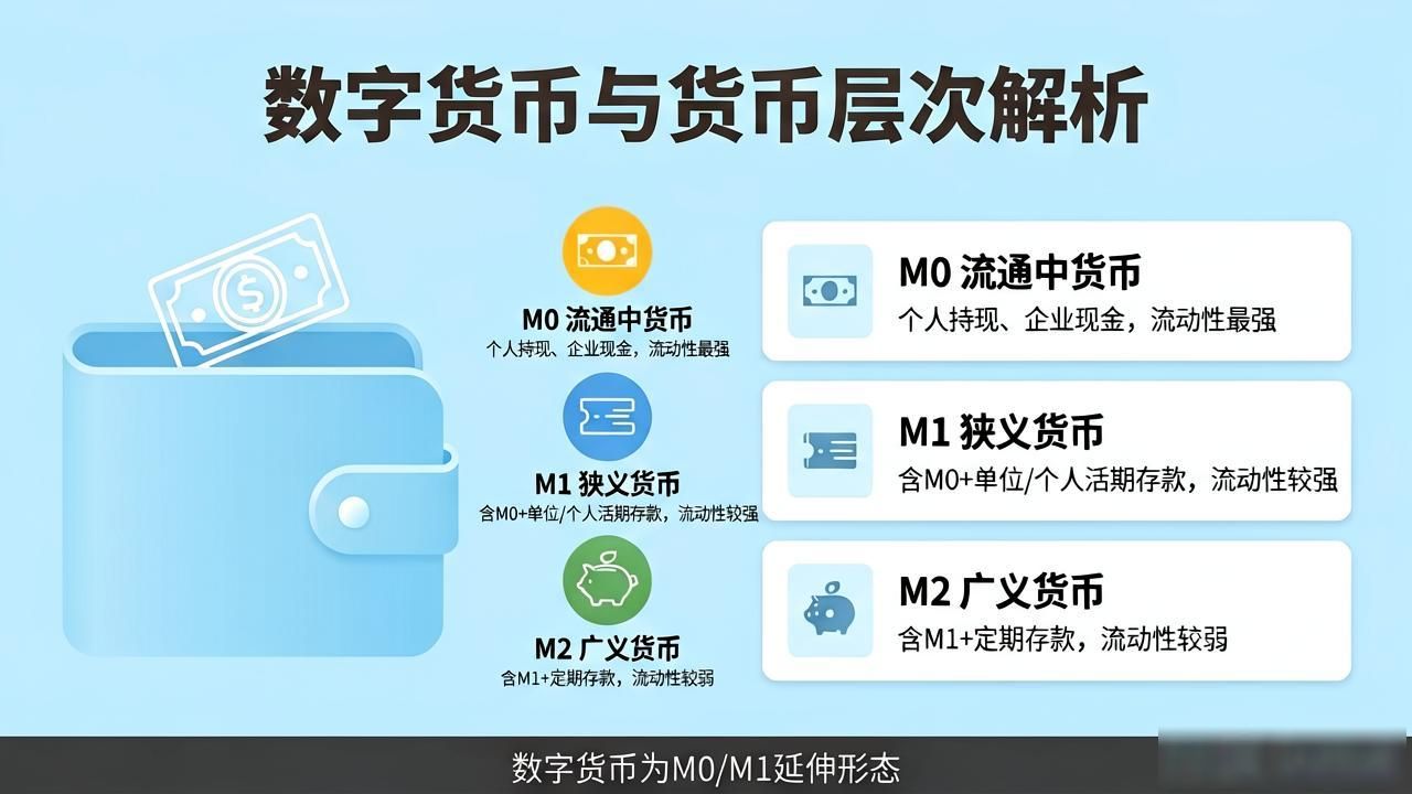 货币层次上数字货币是_央行数字货币M0属性_数字人民币货币层次定位