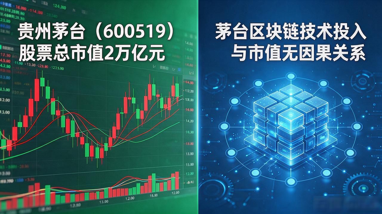 茅台区块链市值多少？别和茅台股票市值搞混了