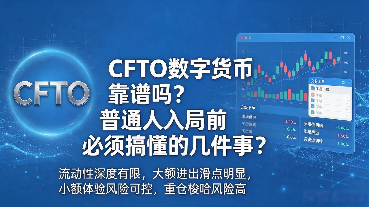 CFTO数字货币靠谱吗？普通人入局前必须搞懂的几件事