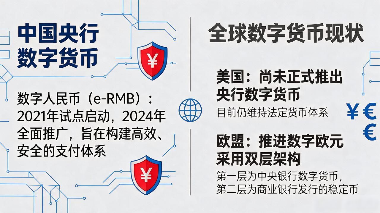 中国数字货币和外国央行数字货币有啥区别？普通人最该知道的几件事