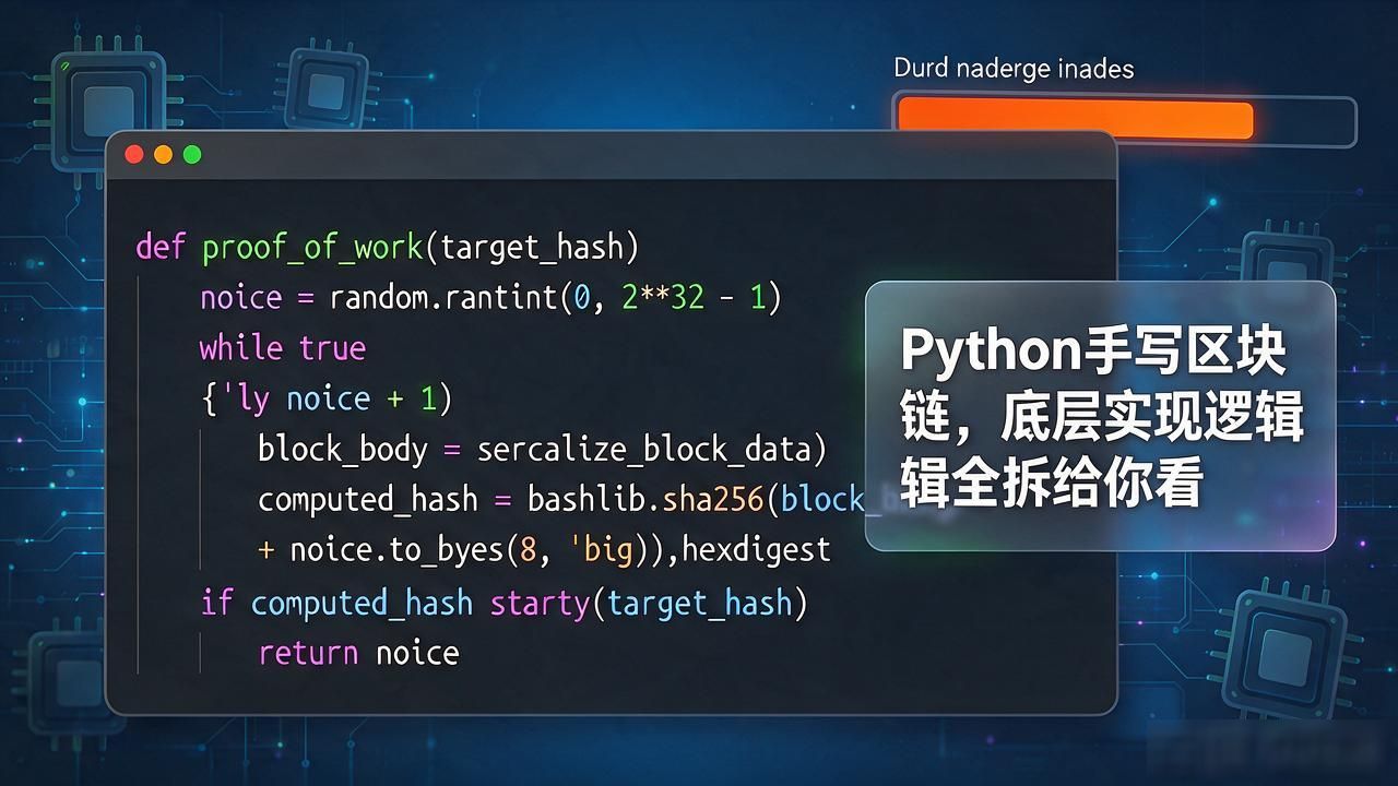 区块链底层实现 python_纯Python搭建简易区块链_区块结构哈希链实现