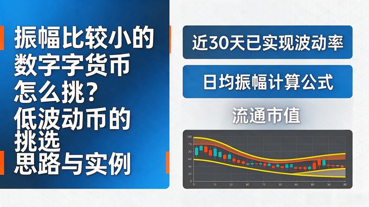 振幅比较小的数字货币怎么挑？低波动币的挑选思路与实例