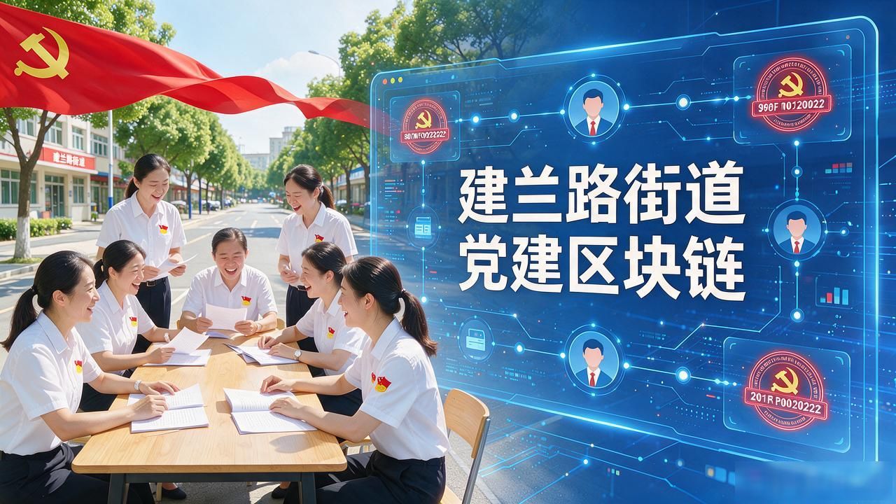 党建区块链应用_建兰路街道党建区块链_社区书记经验分享