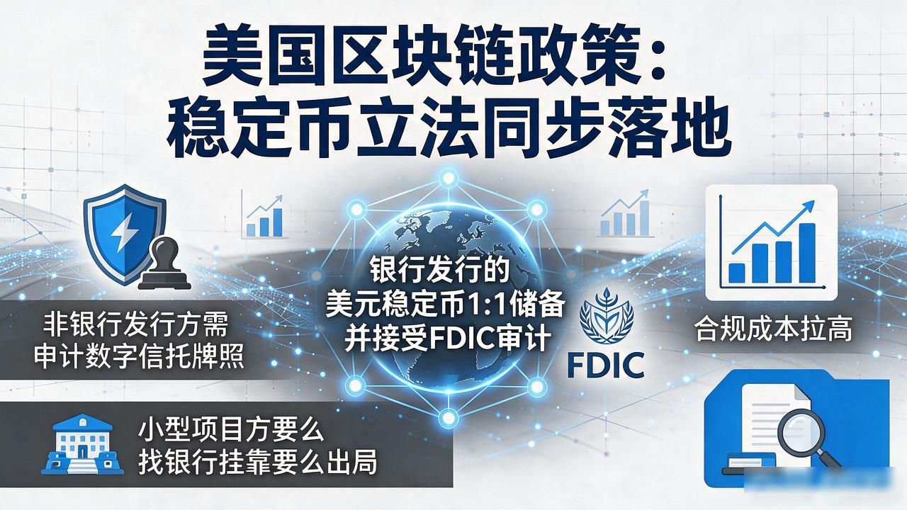 稳定币合规与FDIC审计要求_美国区块链政策_2026美国数字资产市场结构法影响
