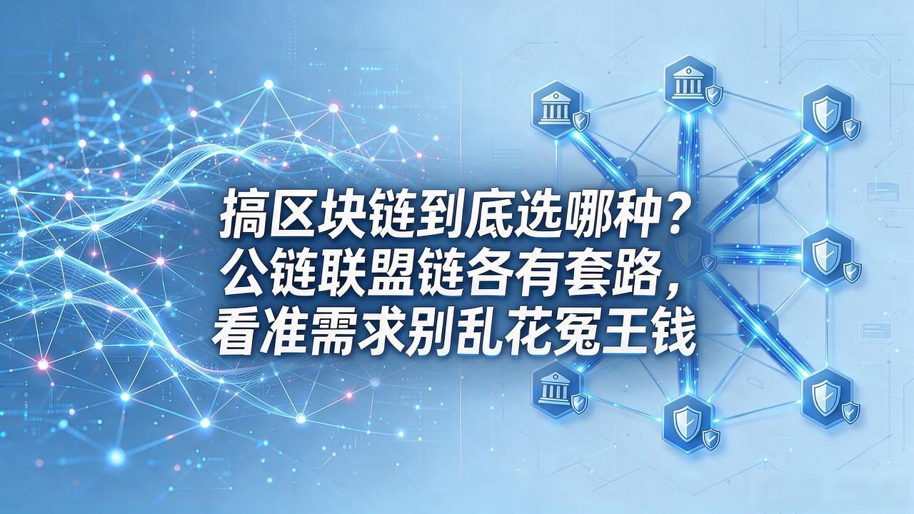 区块链选型_公链联盟链对比_区块链哪种
