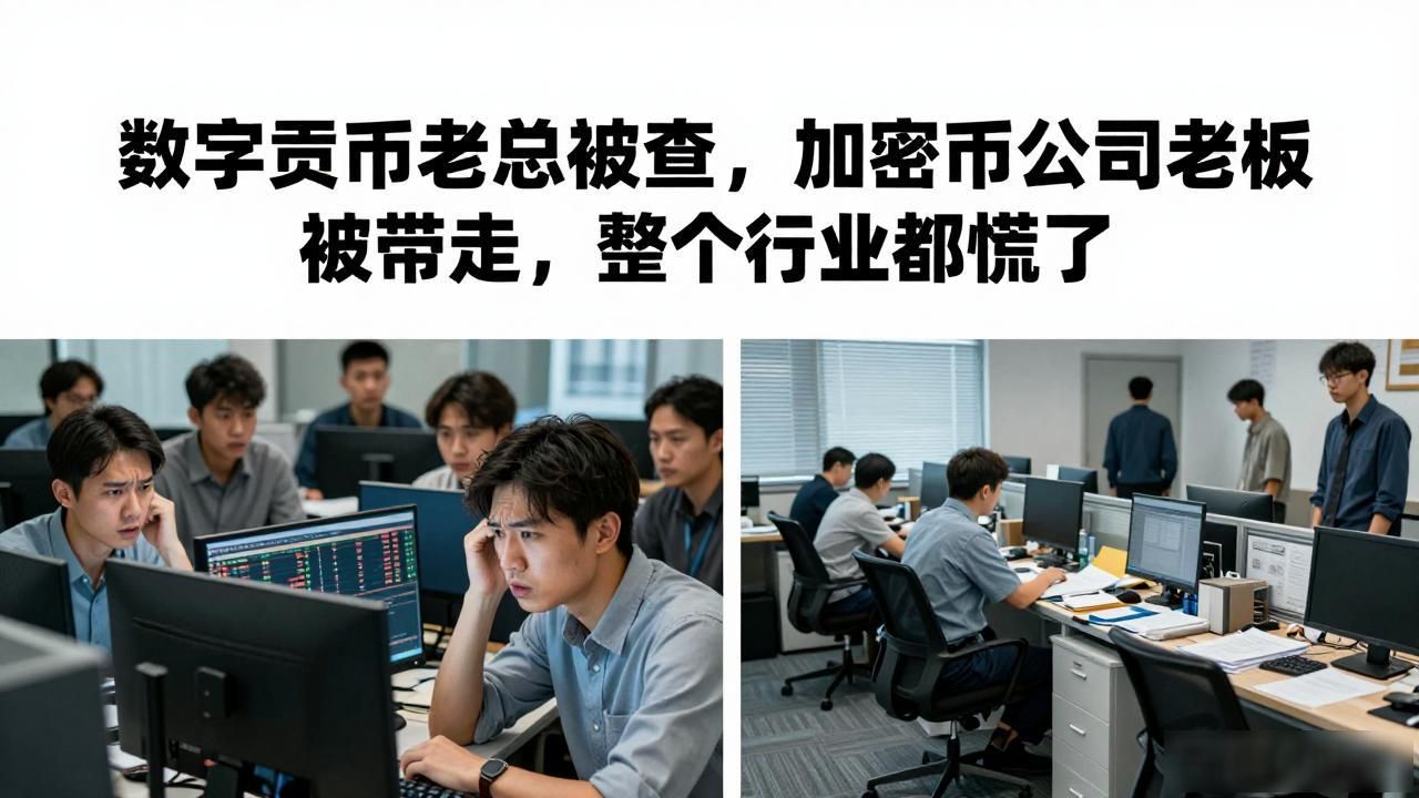 数字货币老总被查，加密币公司老板被带走，整个行业都慌了