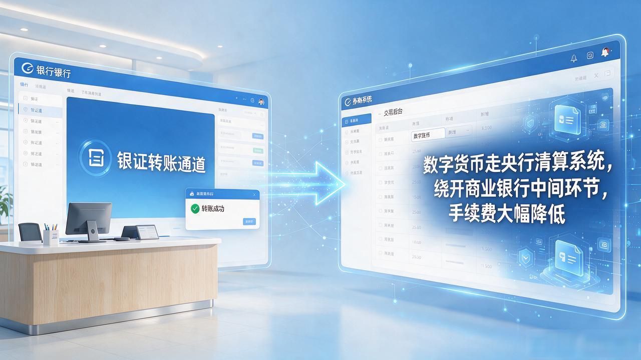 银证数字货币落地了，银行柜台和券商通道普通人到底怎么操作